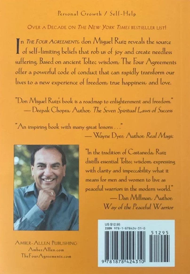 Mindfulness Gift Box | The Four Agreements by Don M. Ruiz, Monogram Mug, Herbal Tea & Candle Set | Relaxation Gift