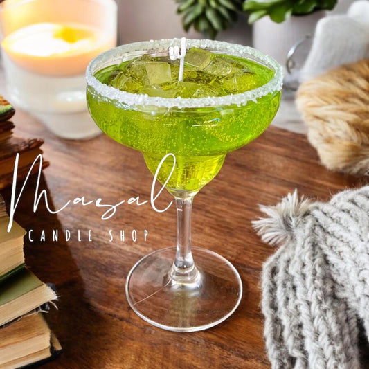 Margarita Cocktail Candle | Handmade Drink Candle | Unique Gift for Her and for him | Cocktail Scented Candle | wetbar candle